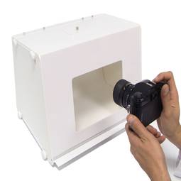Estudi fotogràfic de 41x30x29 cm amb tub de 8W