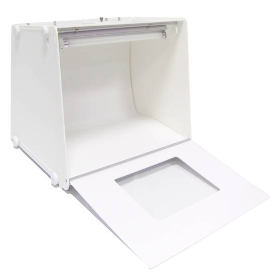 Estudo fotográfico de 41x30x29 centímetros tubo 8W