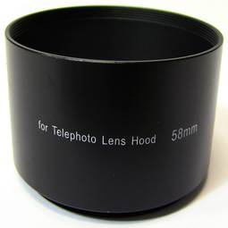 Telefotozonwering voor 58 mm lens
