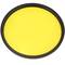 Geel fotofilter voor 77 mm lens