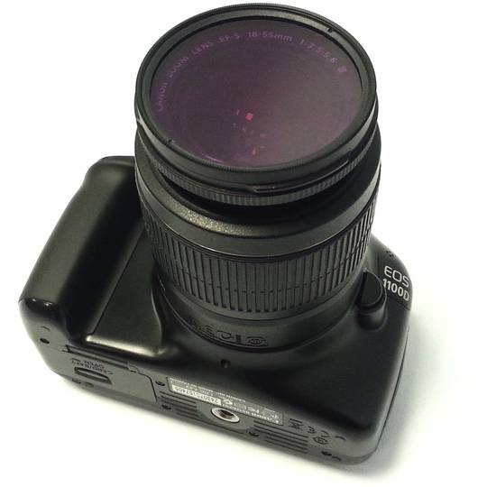 Violet fotofilter voor 77 mm lens