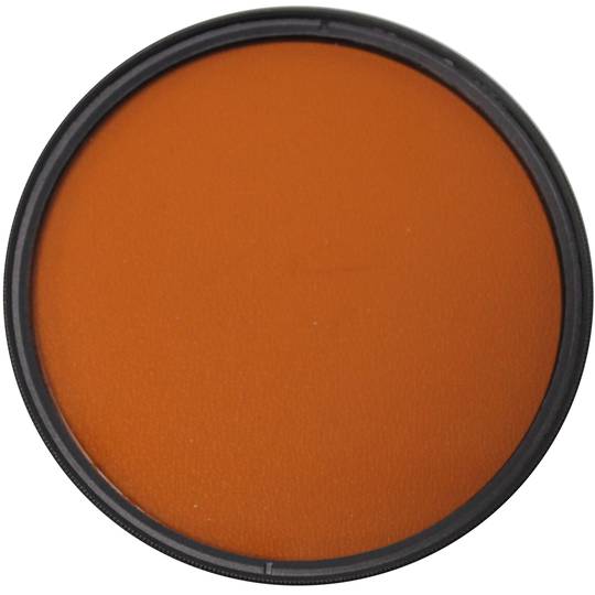 Coffee photo filter for 67 mm objective