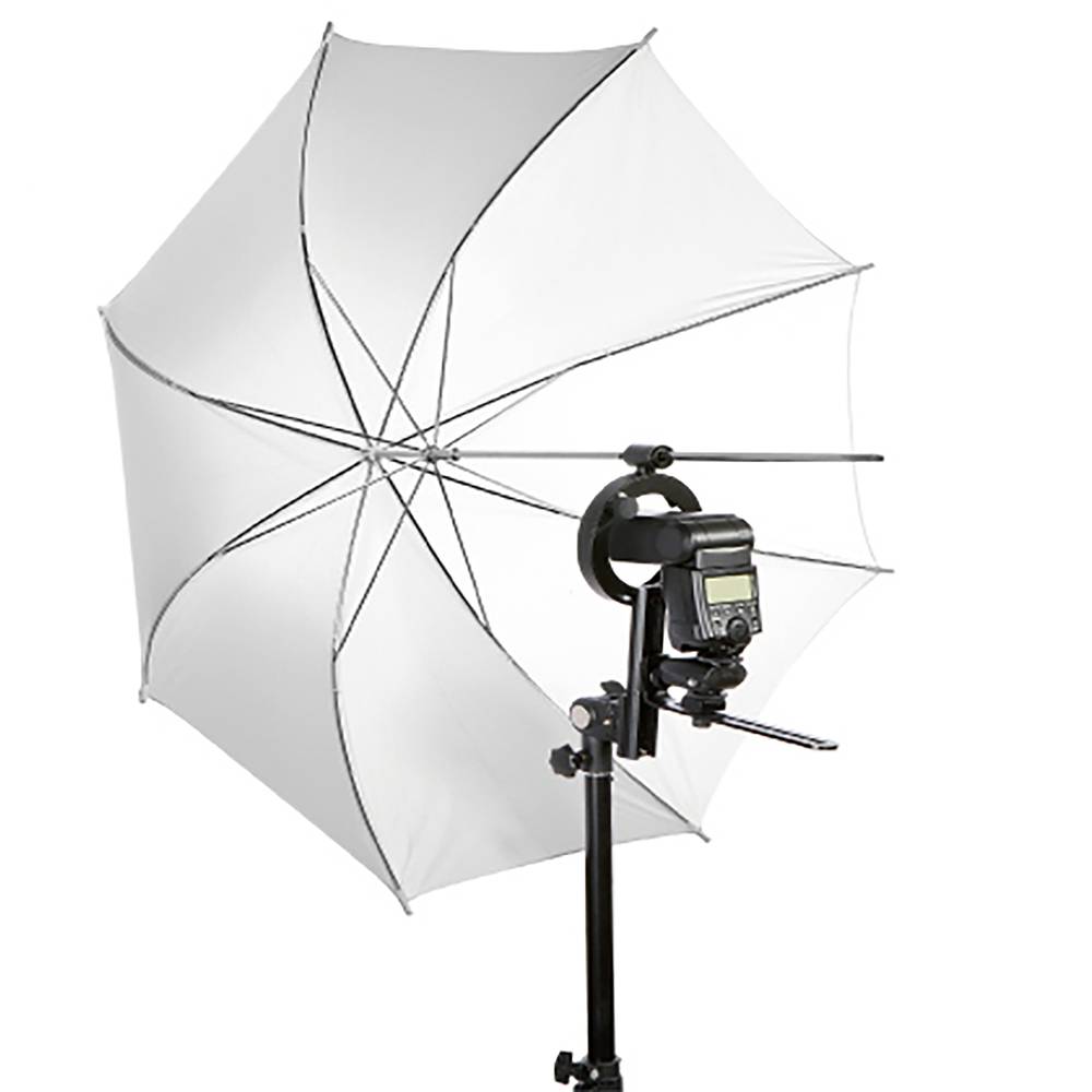 Fijación 1 flash a softbox o paraguas
