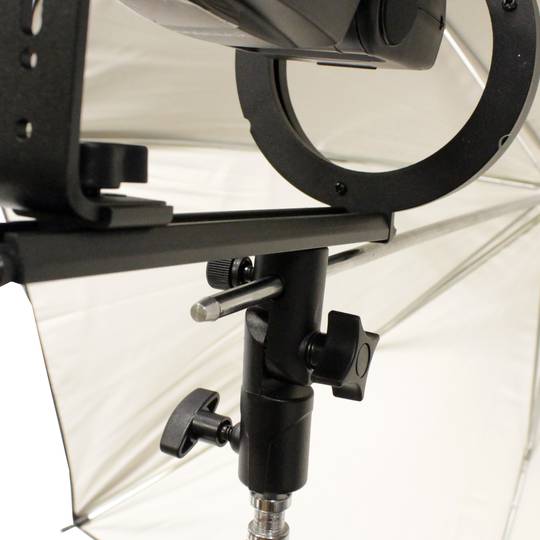 Befestigung T-Flash-Softbox oder Regenschirm