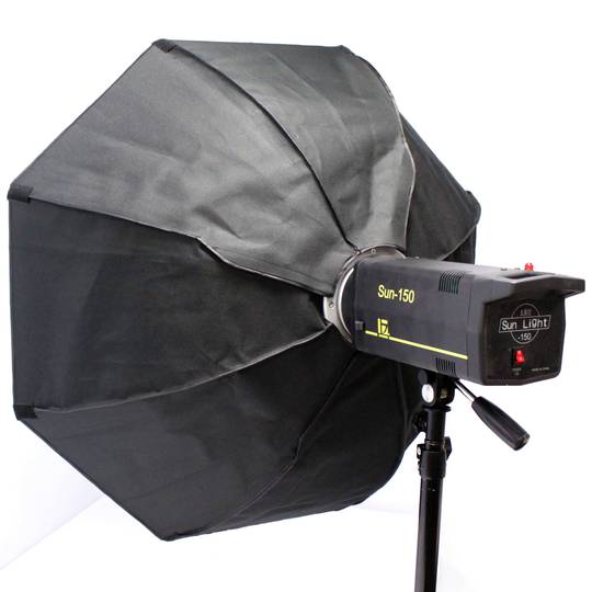 Ventana difusora de luz o softbox octogonal de 95 cm conector Bowens
