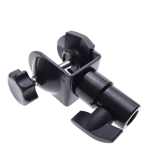 Studie patella voor bevestiging aan buisvormige structuur met universele spie