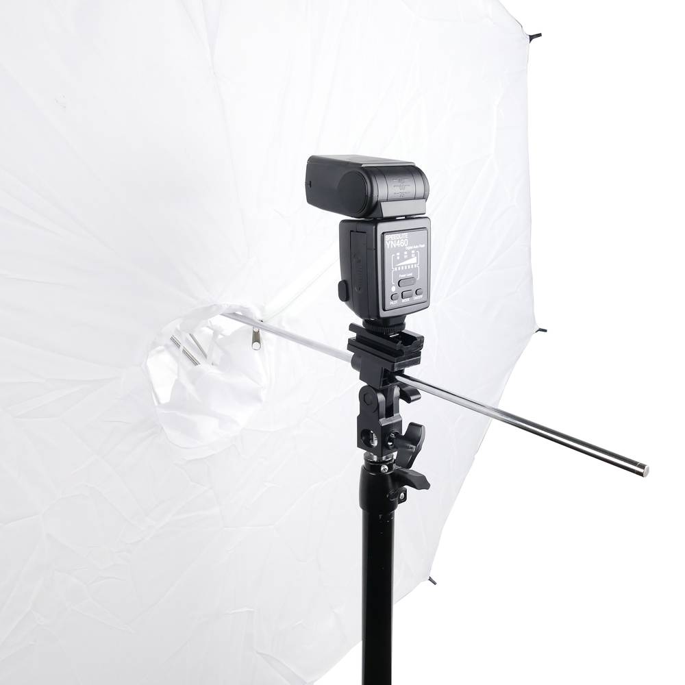 Patella-Studie für Befestigungsschiene Sonnenschirm und Blitz 55cm