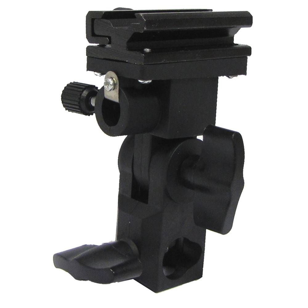 Studio ombrello gancio girevole e flash