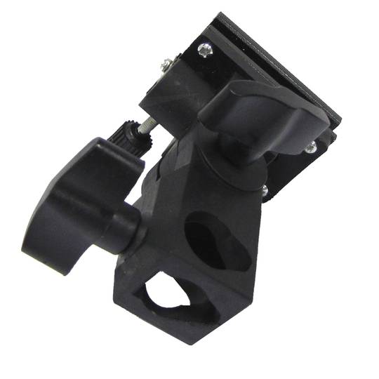 Studio ombrello gancio girevole e flash