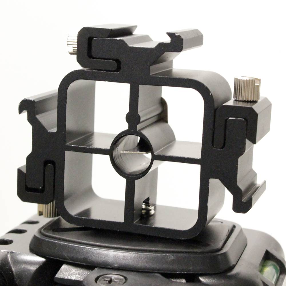 Amarre para fixação sapato guarda-chuva e flash quadrado triplo