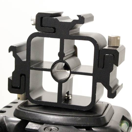 Amarre para fixação sapato guarda-chuva e flash quadrado triplo