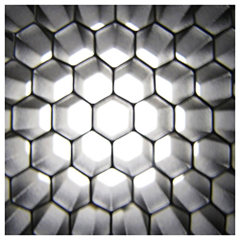 Honeycomb filter of diameter 250 mm and 5 mm cell