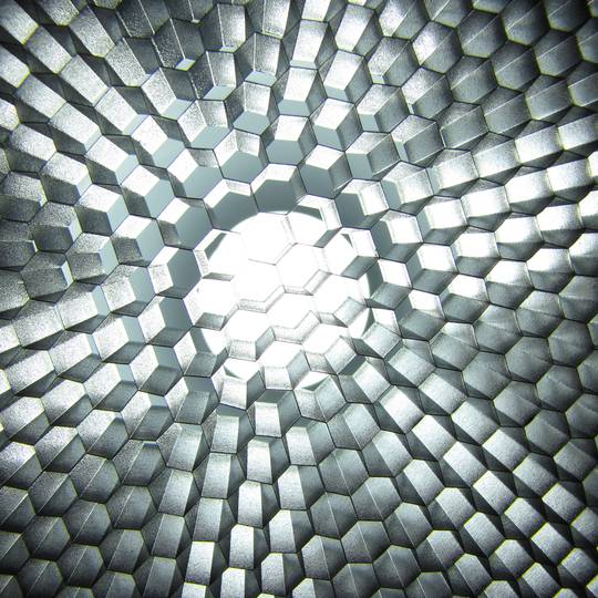 Filtr o strukturze plastra miodu o średnicy 496 mm i komórka 5 mm