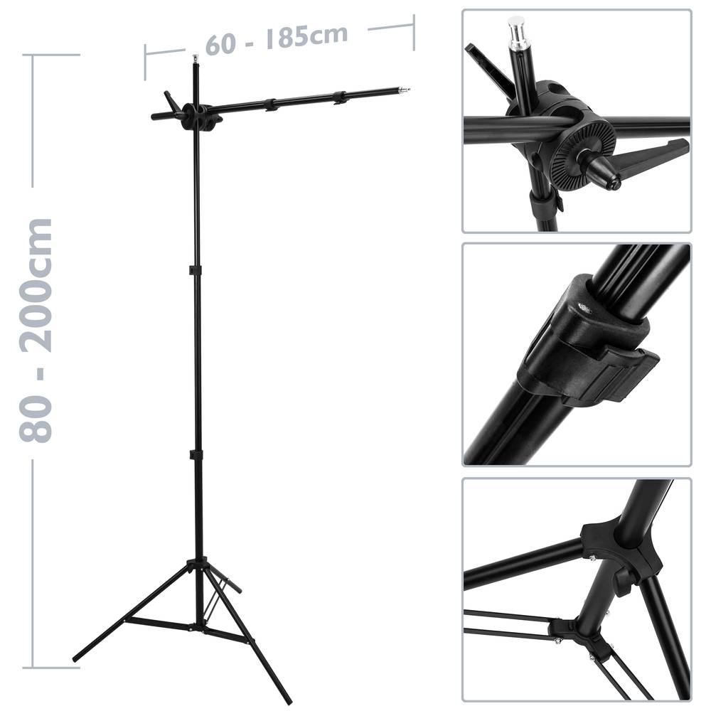 Treppiede per studio fotografico con connettore 5/8
