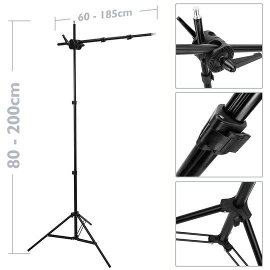 Treppiede per studio fotografico con connettore 5/8