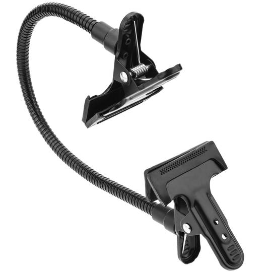 50cm flexiblen Arm mit zwei Klemmen, um Reflektoren und Diffusoren unterstützt