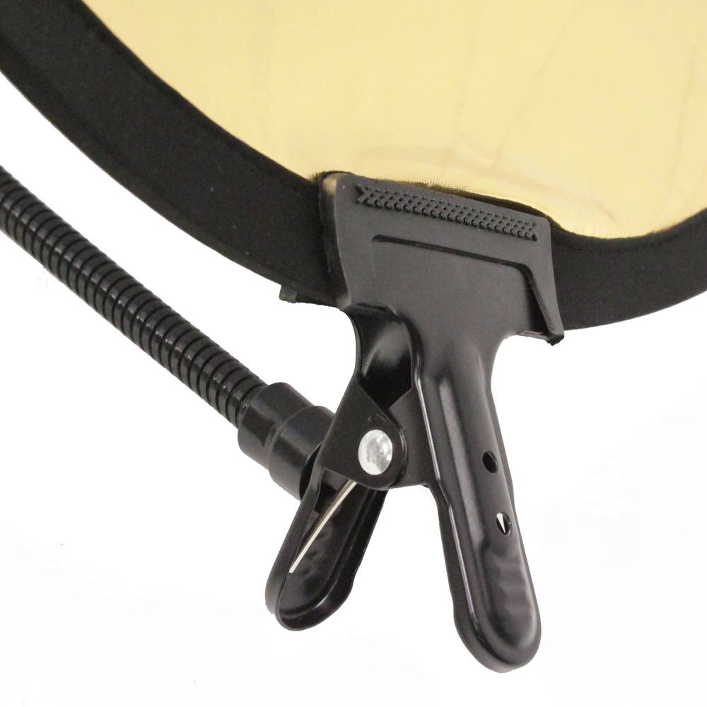 50cm flexiblen Arm mit zwei Klemmen, um Reflektoren und Diffusoren unterstützt