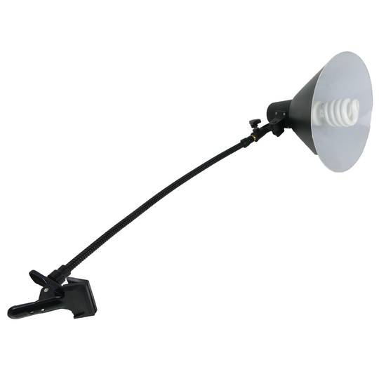 Flexible 50cm de bras avec des pincettes et embout pour soutenir des réflecteurs de lumière et diffu