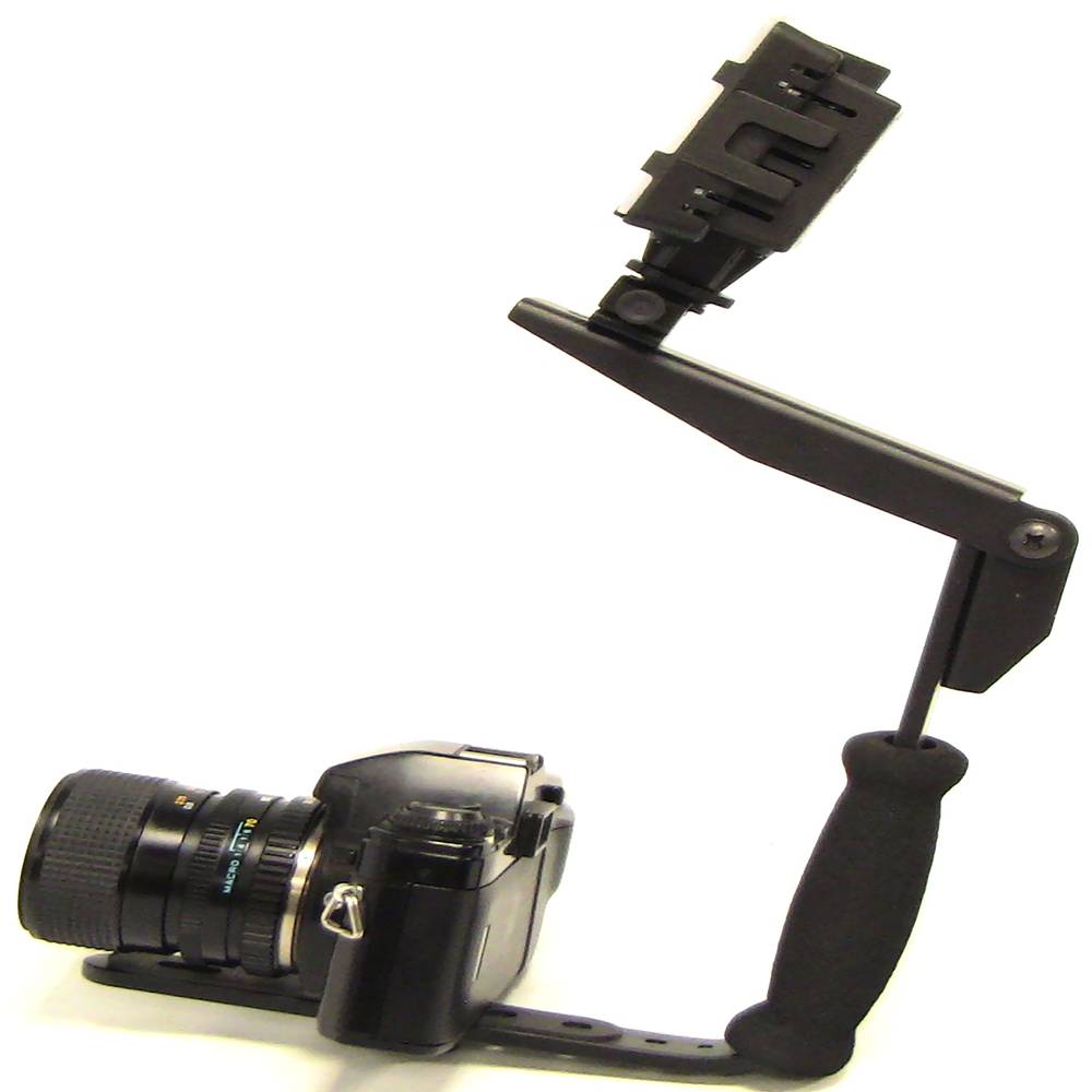 Suporte para flash para em forma de L