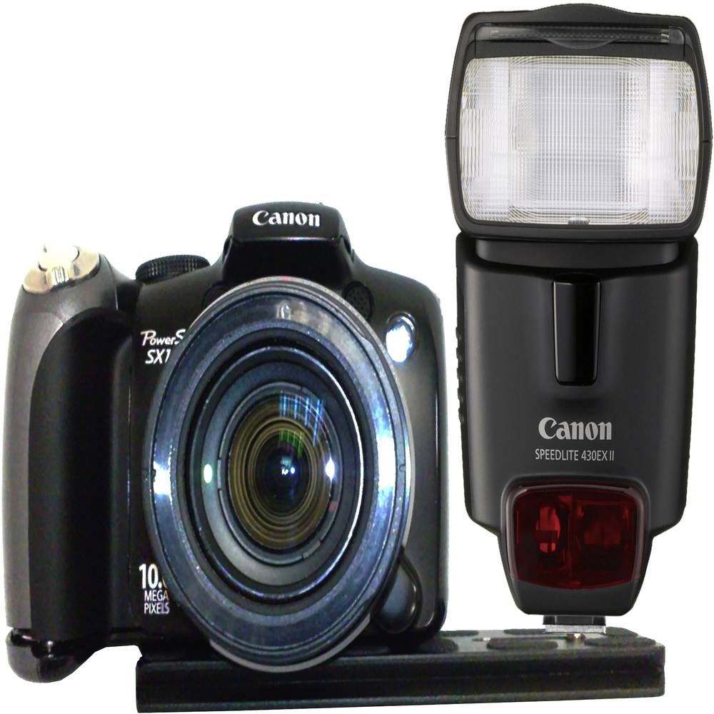 Flash bracket for 145 mm