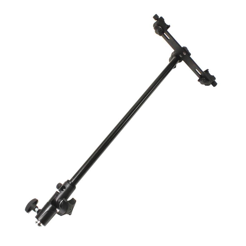 Fijación para 2 flash speedlite con brazo orientable de 450mm