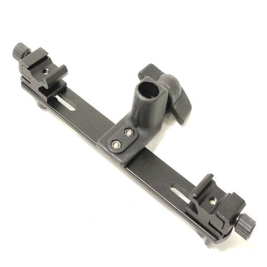 Fijación para 2 flash speedlite con brazo orientable de 450mm