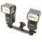 Fijación para 2 flash speedlite con brazo orientable de 450mm