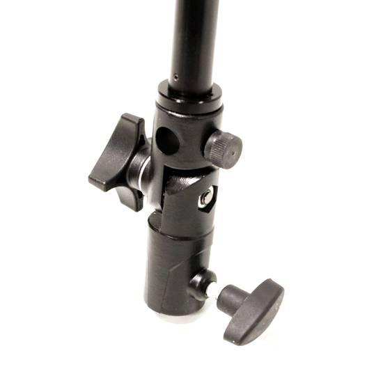 Fijación para 2 flash speedlite con brazo orientable de 450mm