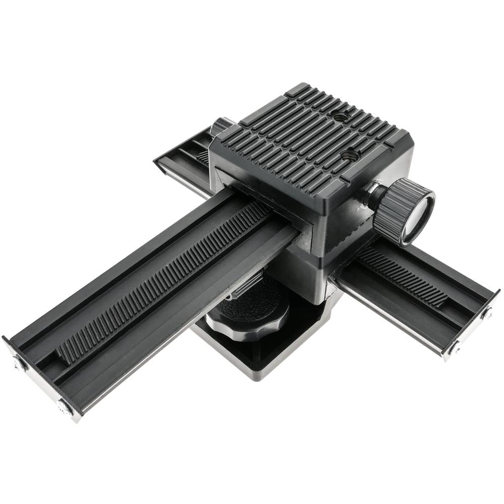 Riel deslizante de enfoque macro para cámara fotográfica digital DSLR 1/4