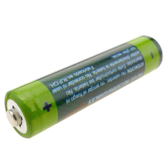 NiMH ricaricabile 1.2V 1100mAh AAA R03 (4 unità)