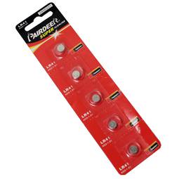 Bateria de botão LR41 AG3 1.5V pacote de 5 unidades