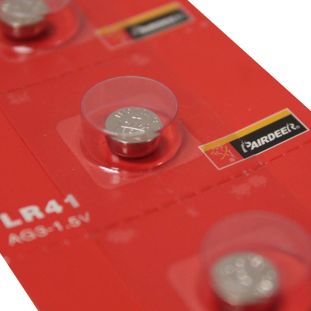 Pile de bouton LR41 AG3 1.5V pack de 5 unités - Cablematic