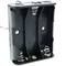 compartimento das pilhas 3 AA 1.5V LR6