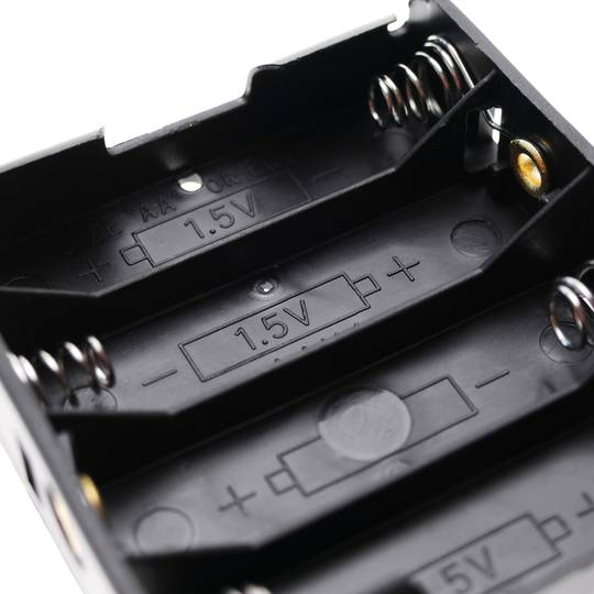 Flachbatteriehalter für 4 AA 1,5V LR6