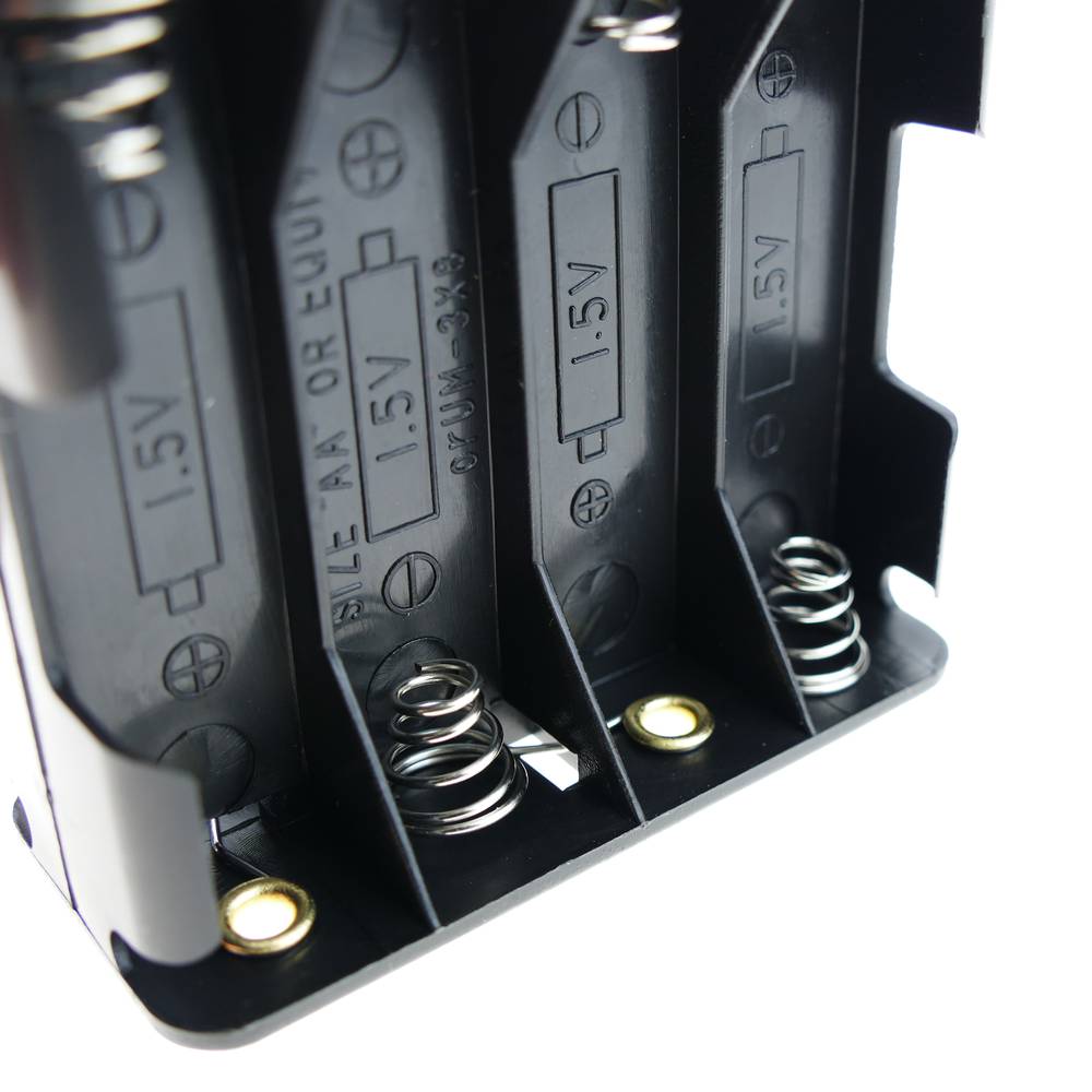 Portapilas para 2 pilas LR6 AA 1.5V - Cablematic