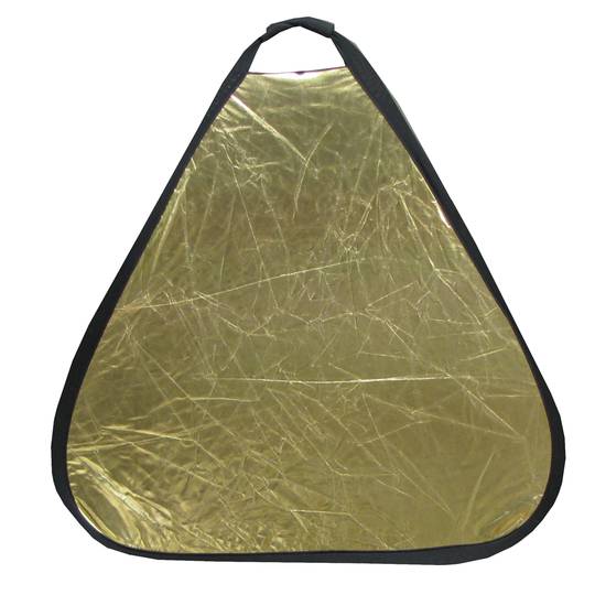Panel triangular reflector 60cm silver and gold