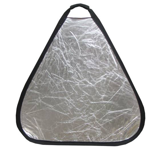 Translucent white reflector panel 80cm triangular