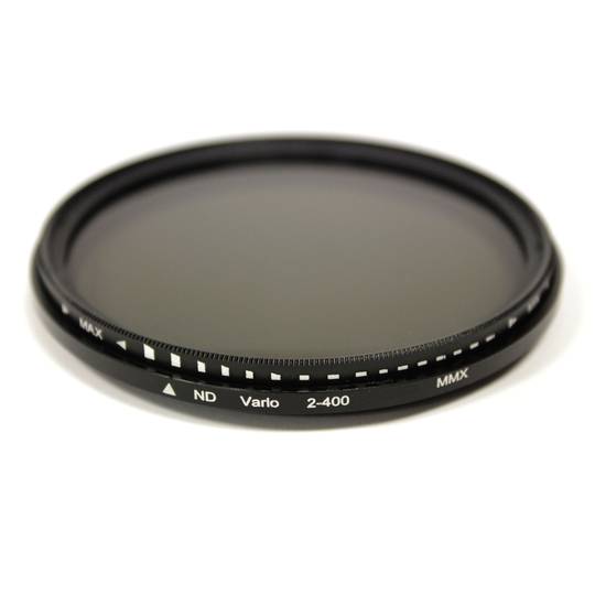 Filtre fotografia ND2 a ND400 variable per objectiu de 58mm