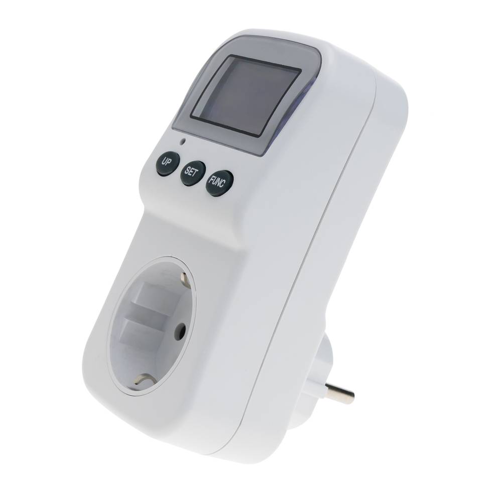 Medidor de consumo eléctrico tipo enchufe