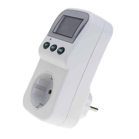 Medidor de consumo eléctrico tipo enchufe