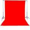 Stoffen achtergrond 300x300 cm rode chromakey
