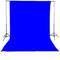 Stoffen achtergrond 450x300 cm blauwe chromakey