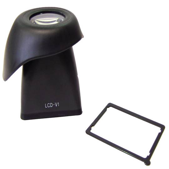 Ocular para LCD con lupa para Canon 5DII 7D 500D y Nikon D700 D800