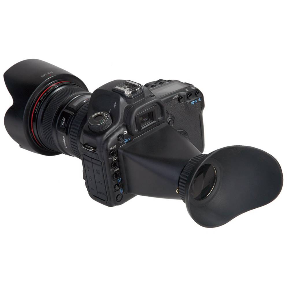 Ocular para LCD con lupa para Canon 5DII 7D 500D y Nikon D700 D800
