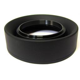 Caoutchouc 58mm lentille