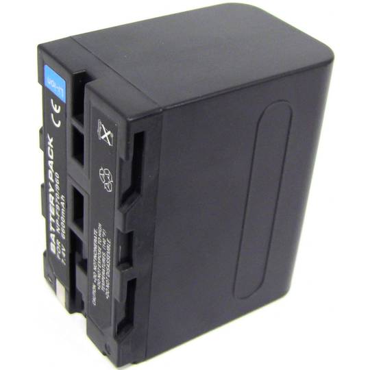 Professional 4 LED Torch of 1450 lux with Sony F970 battery