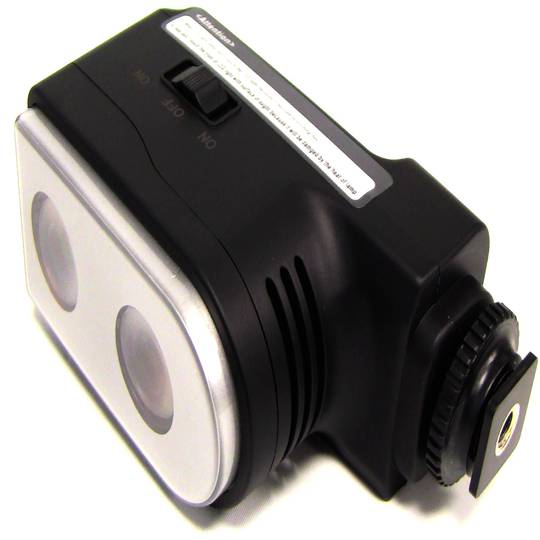Torxa professional 2 LED de 300 lux amb bateria Sony F550