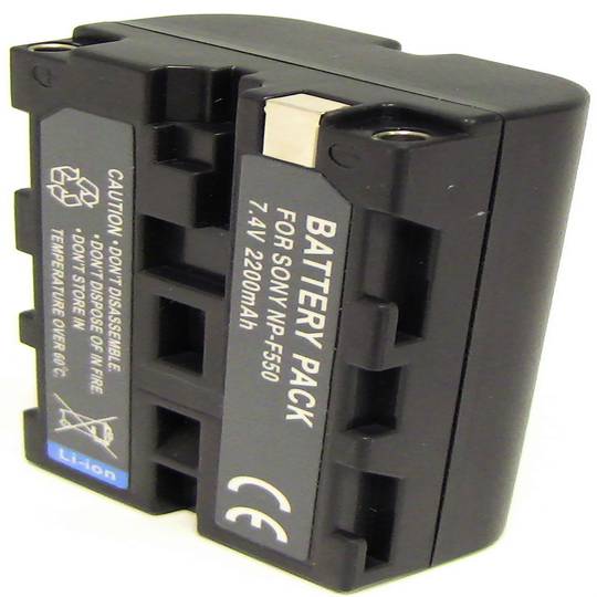 Torxa professional 2 LED de 300 lux amb bateria Sony F550