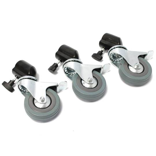 Rodas Universal Tripod Kit com 3 rodas independentes