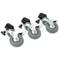 Rodas Universal Tripod Kit com 3 rodas independentes